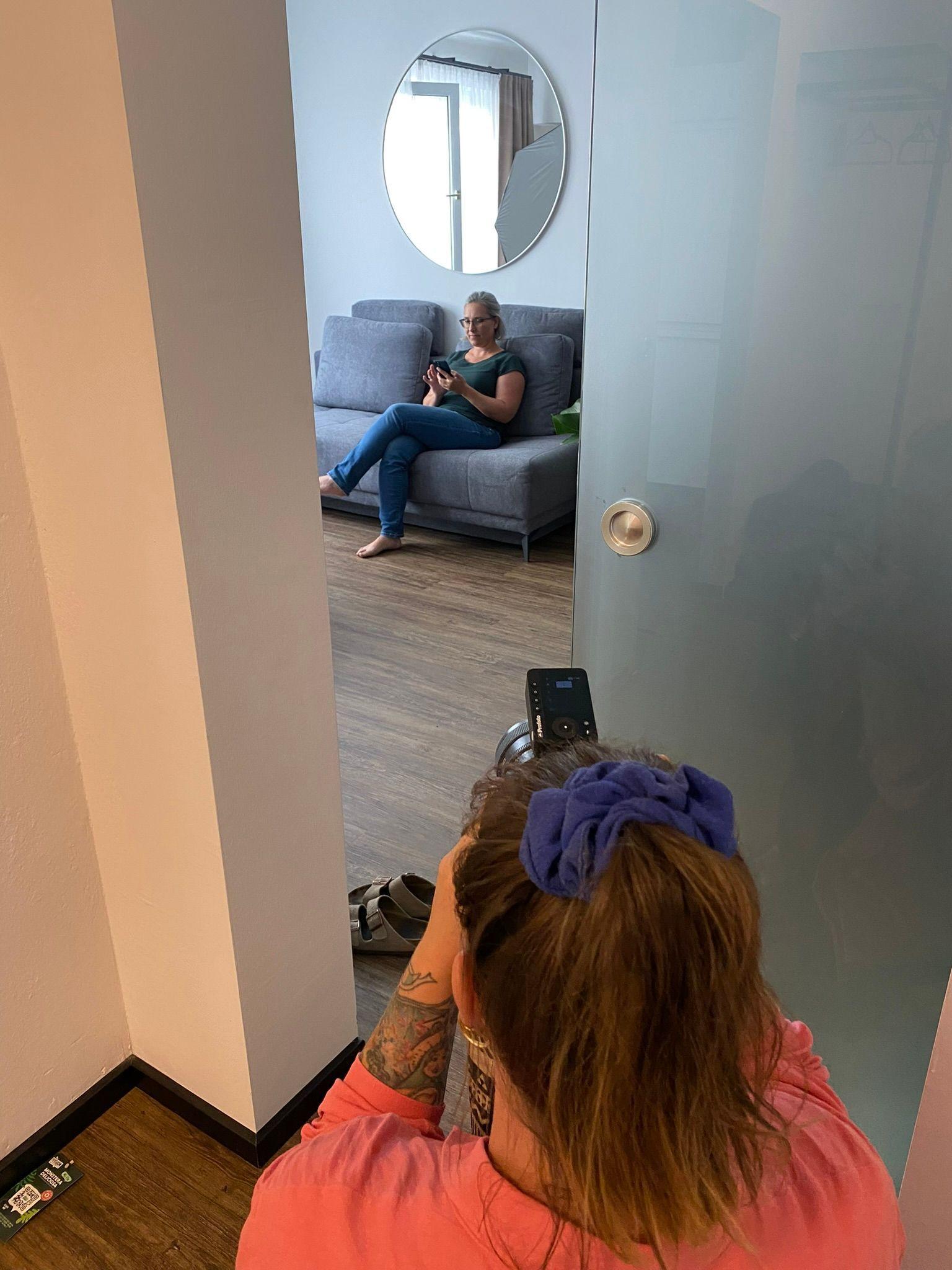 Behind the Scenes Karriere Fotoshooting Home