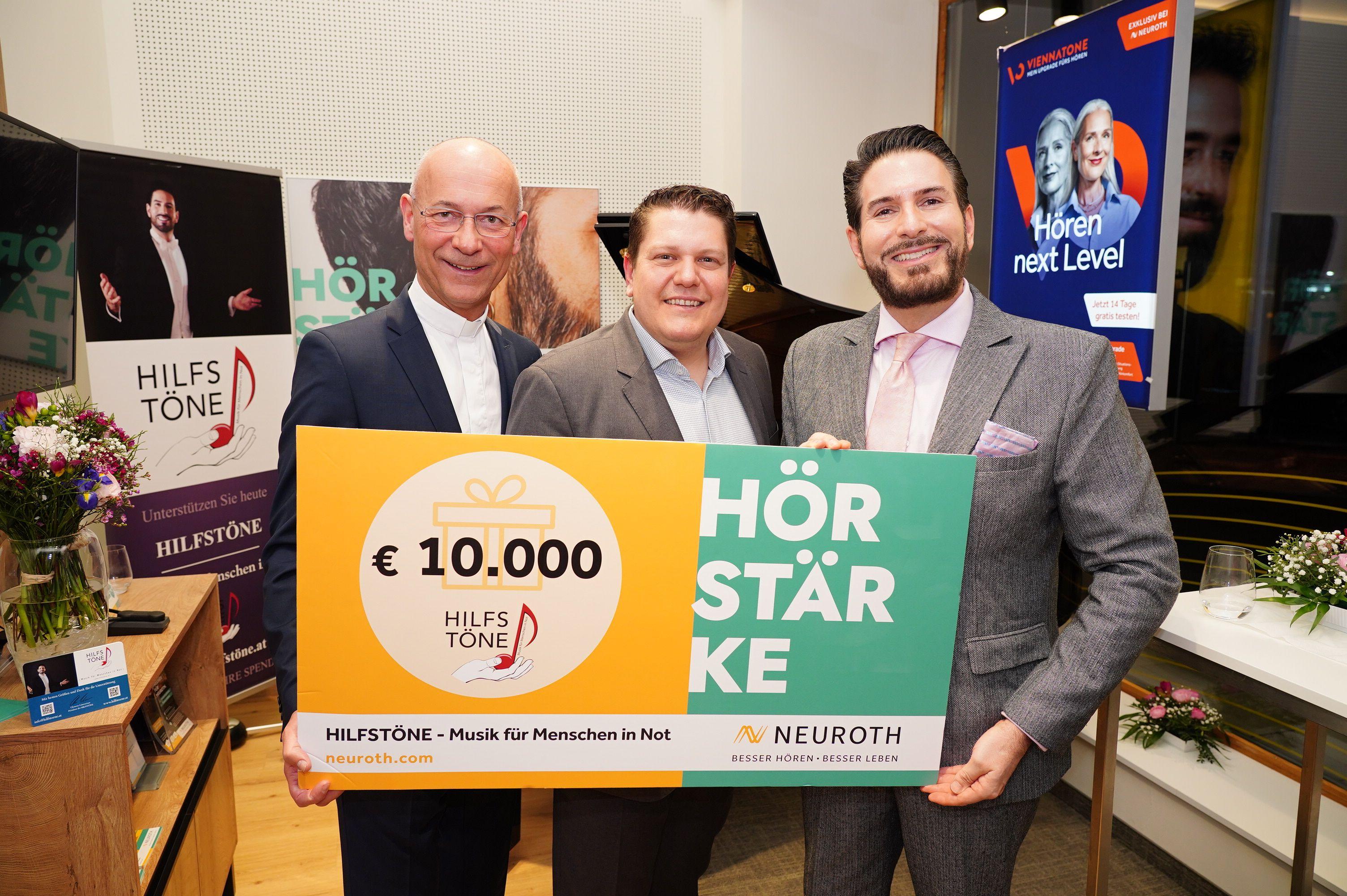 Spende Hilfstoene Charity Lukas Schinko
