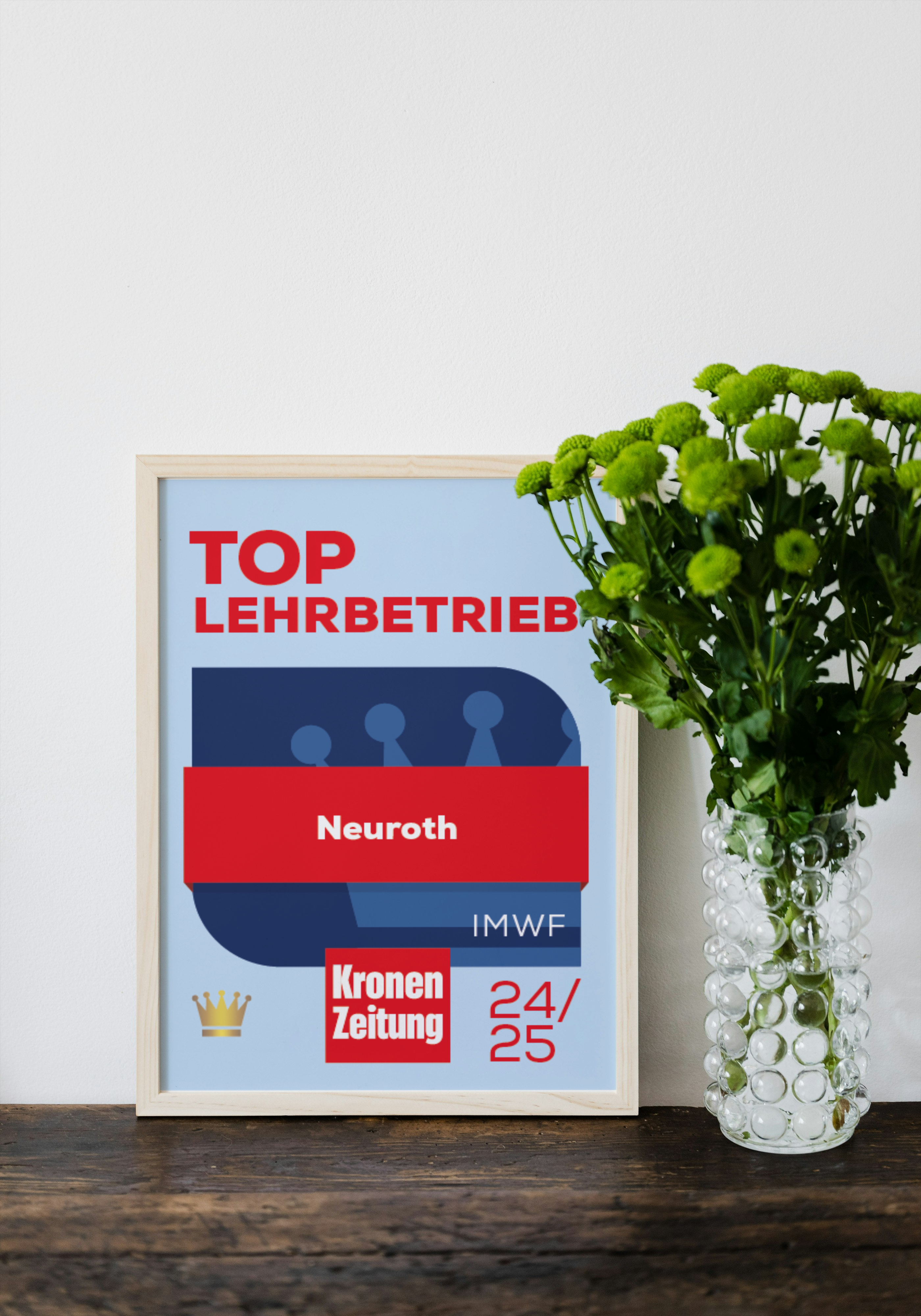Top Lehrbetrieb 2024-25 Siegel Award Kronen Zeitung
